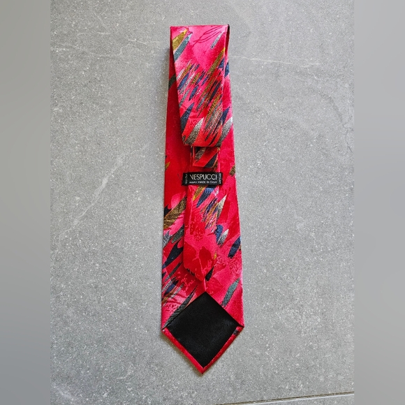 Vespucci Italian men's necktie 100%Silk - Picture 5 of 7